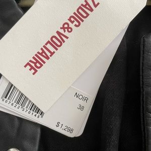 Zadig & Voltaire leather jacket .